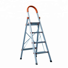 3-Stufen-Heimleiter mit Handlauf Leichte Aluminium-D-Form-Treppe